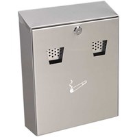 Sealey Stainless Steel Wall Mounted Cigarette Bin Sealey Stainless Steel Wall Mounted Cigarette Bin