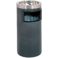 Sealey Metal Litter Bin and Integrated Ashtray Sealey Metal Litter Bin and Integrated Ashtray