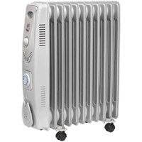 Sealey RD2500T Oil Filled Radiator with Thermostat and Timer Sealey RD2500T Oil Filled Radiator with Thermostat and Timer