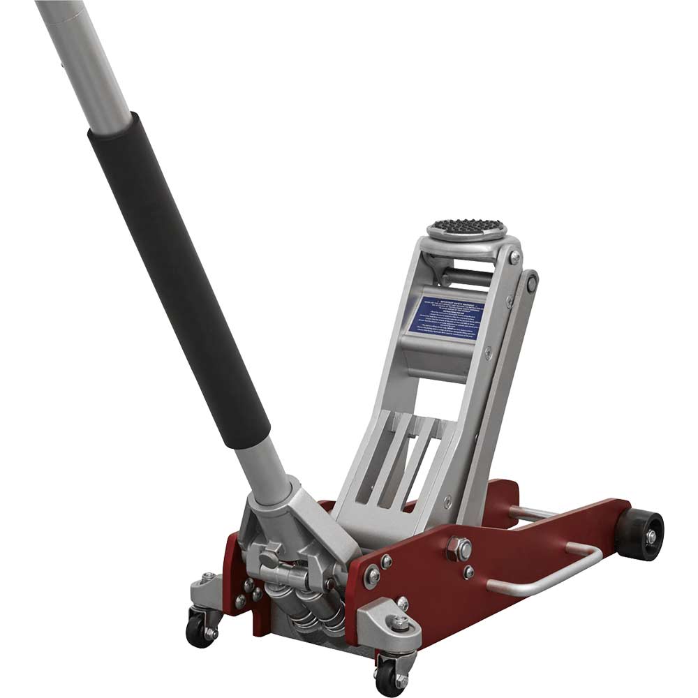 Sealey Low Entry Aluminium Rocket Lift Trolley Jack 26Kg