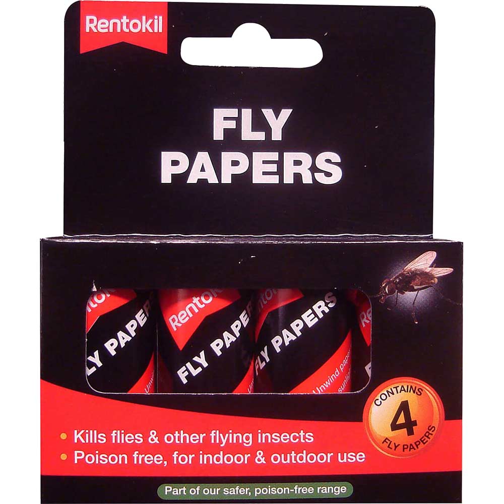 Rentokil Flypapers 4 Pack