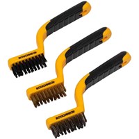 Roughneck 3 Piece Soft Grip Narrow Hand Brush Set Roughneck 3 Piece Soft Grip Narrow Hand Brush Set