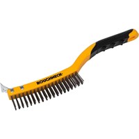 Roughneck Stainless Steel Soft Grip Wire Brush Roughneck Stainless Steel Soft Grip Wire Brush