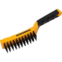 Roughneck Carbon Steel Soft Grip Wire Brush Roughneck Carbon Steel Soft Grip Wire Brush