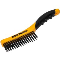 Roughneck Shoe Handle Soft Grip Wire Brush Roughneck Shoe Handle Soft Grip Wire Brush