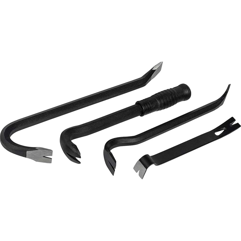 Roughneck Piece Toolbox Prying And Wrecking Bar Set Size 4