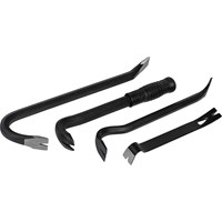 Roughneck 4 Piece Toolbox Prying and Wrecking Bar Set