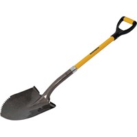 Roughneck Serrated Edge Round Shovel 