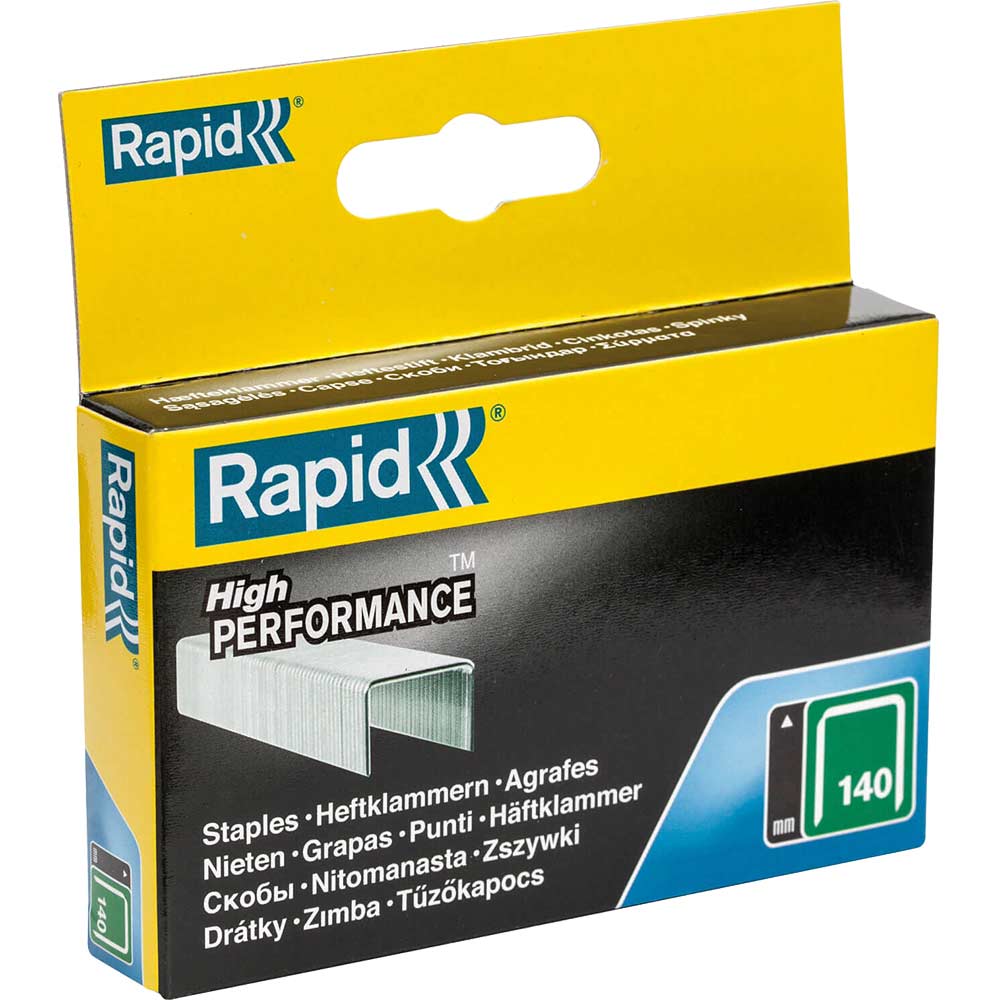 Rapid Type 140 Galvanised Staples 10Mm Pack Of 2000 Large