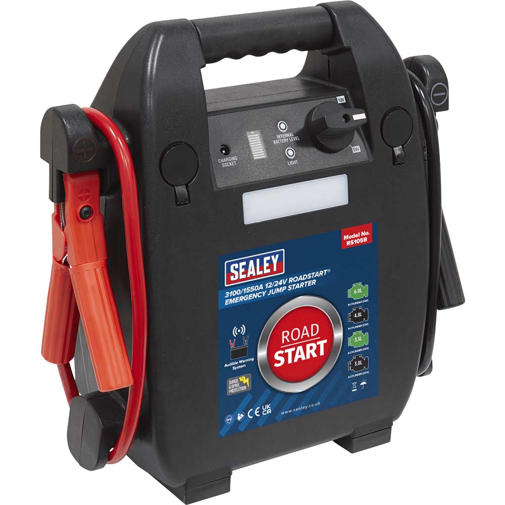 Sealey Rs105b Roadstart Emergency Jump Starter 6L
