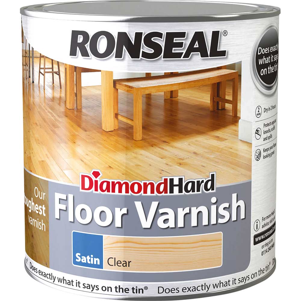 Ronseal Diamond Hard Floor Varnish Gloss 2.5L