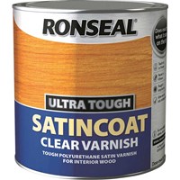 Ronseal Ultra Tough Internal Clear Satincoat Varnish