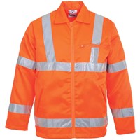 Portwest Class 3 Hi Vis RIS Polycotton Jacket Portwest Class 3 Hi Vis RIS Polycotton Jacket