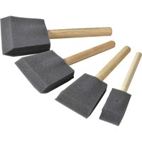 Rustins 4 Piece Foam Brush Set Rustins 4 Piece Foam Brush Set