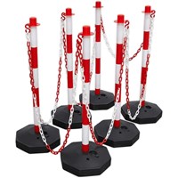 Sealey Red/White Post and Chain Kit Sealey Red/White Post and Chain Kit