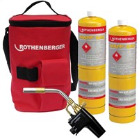 Rothenberger Hot Bag 3 Superfire 2 Gas Torch and Mapp Gas Starter Set Rothenberger Hot Bag 3 Superfire 2 Gas Torch and Mapp Gas Starter Set