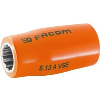 Facom 1/2" Drive 1000v Insulated Bi Hexagon Metric Socket
