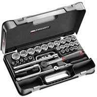 Facom 30 Piece 1/2" Drive Hexagon Socket Set Metric