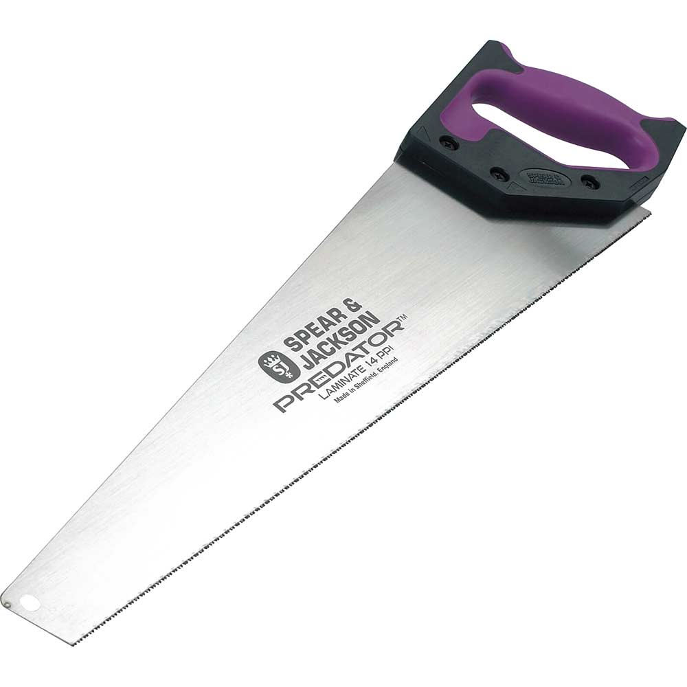 Spear And Jackson Predator Laminate Hand Saw 20" / 500Mm 14Tpi Size 20