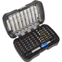 Siegen S01038 71 Piece Colour Coded S2 Steel Screwdriver Bit Set Siegen S01038 71 Piece Colour Coded S2 Steel Screwdriver Bit Set