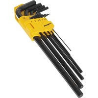 Siegen 9 Piece Long Hexagon Allen Key Set