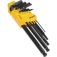 Siegen 9 Piece Long Imperial Ball End Hex Key Set