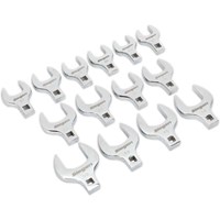 Siegen 14 Piece 1/2" Drive Crow Foot Spanner Set Metric Siegen 14 Piece 1/2" Drive Crow Foot Spanner Set Metric