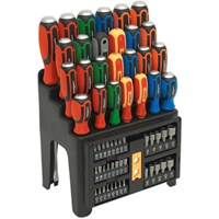 Siegen 61 Piece Hammer Thru Screwdriver Bit and Nut Driver Set