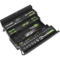 Siegen 86 Piece Cantilever Tool Box Tool Set Siegen 86 Piece Cantilever Tool Box Tool Set