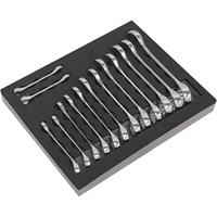 Siegen 14 Piece Stubby Combination Spanner Set in Module Tray Siegen 14 Piece Stubby Combination Spanner Set in Module Tray