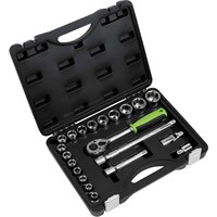 Siegen 21 Piece 1/2" Drive Hex Socket Set