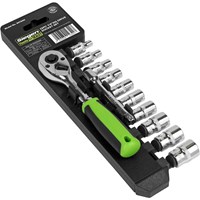 Siegen 12 Piece 1/4" Drive Hex Socket Set