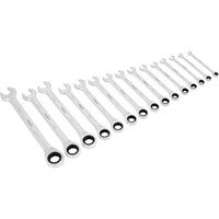 Siegen 15 Piece Ratchet Combination Spanner Set Siegen 15 Piece Ratchet Combination Spanner Set