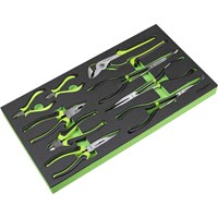Siegen 9 Piece Pliers Set in Module Tray Siegen 9 Piece Pliers Set in Module Tray
