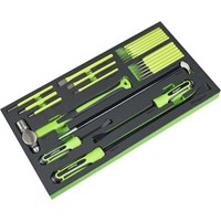 Siegen 23 Piece Pry Bar, Hammer and Punch Set in Module Tray Siegen 23 Piece Pry Bar, Hammer and Punch Set in Module Tray