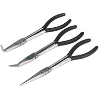 Siegen 3 Piece Needle Nose Plier Set Siegen 3 Piece Needle Nose Plier Set