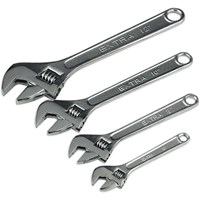 Siegen 4 Piece Adjustable Spanner Set Siegen 4 Piece Adjustable Spanner Set