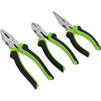 Siegen 3 Piece Comfort Grip Plier Set Siegen 3 Piece Comfort Grip Plier Set