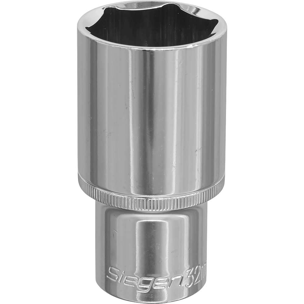 Siegen 1/2" Drive Deep Hexagon Walldrive Socket Metric 1/2" 32Mm Size 1