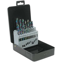 Siegen 19 Piece HSS Titanium Coated Drill Bit Set