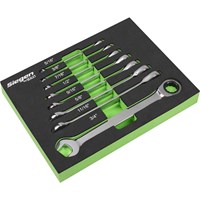 Siegen 8 Piece Ratchet Combination Spanner Set Imperial Siegen 8 Piece Ratchet Combination Spanner Set Imperial
