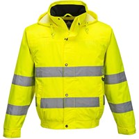 Oxford Weave 150D Class 3 Hi Vis Bomber Jacket Oxford Weave 150D Class 3 Hi Vis Bomber Jacket
