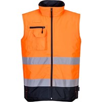 Oxford Weave 300D Class 2 Two Tone Hi Vis Bodywarmer Oxford Weave 300D Class 2 Two Tone Hi Vis Bodywarmer