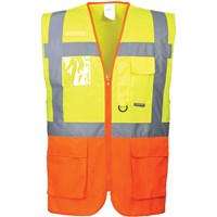 Portwest Prague Executive Class 2 Hi Vis Waistcoat Portwest Prague Executive Class 2 Hi Vis Waistcoat