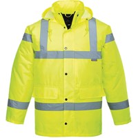 Oxford Weave 300D Class 3 Hi Vis Breathable Jacket Oxford Weave 300D Class 3 Hi Vis Breathable Jacket