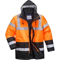 Oxford Weave 300D Class 3 Hi Vis Two Tone Traffic Jacket Oxford Weave 300D Class 3 Hi Vis Two Tone Traffic Jacket