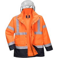 Oxford Weave 300D Class 3 Hi Vis 4-in-1 Traffic Jacket Oxford Weave 300D Class 3 Hi Vis 4-in-1 Traffic Jacket
