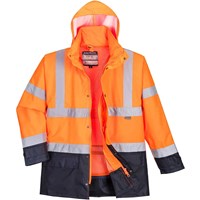 Oxford Weave 300D Class 3 Hi Vis 5-in1 Executive Jacket Oxford Weave 300D Class 3 Hi Vis 5-in1 Executive Jacket