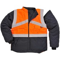 Oxford Weave 300D Class 1:2 Hi Vis 2-Tone Reversible Jacket Oxford Weave 300D Class 1:2 Hi Vis 2-Tone Reversible Jacket