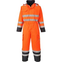 BizFlame Hi Vis Flame Resistant Rain Multi Coverall